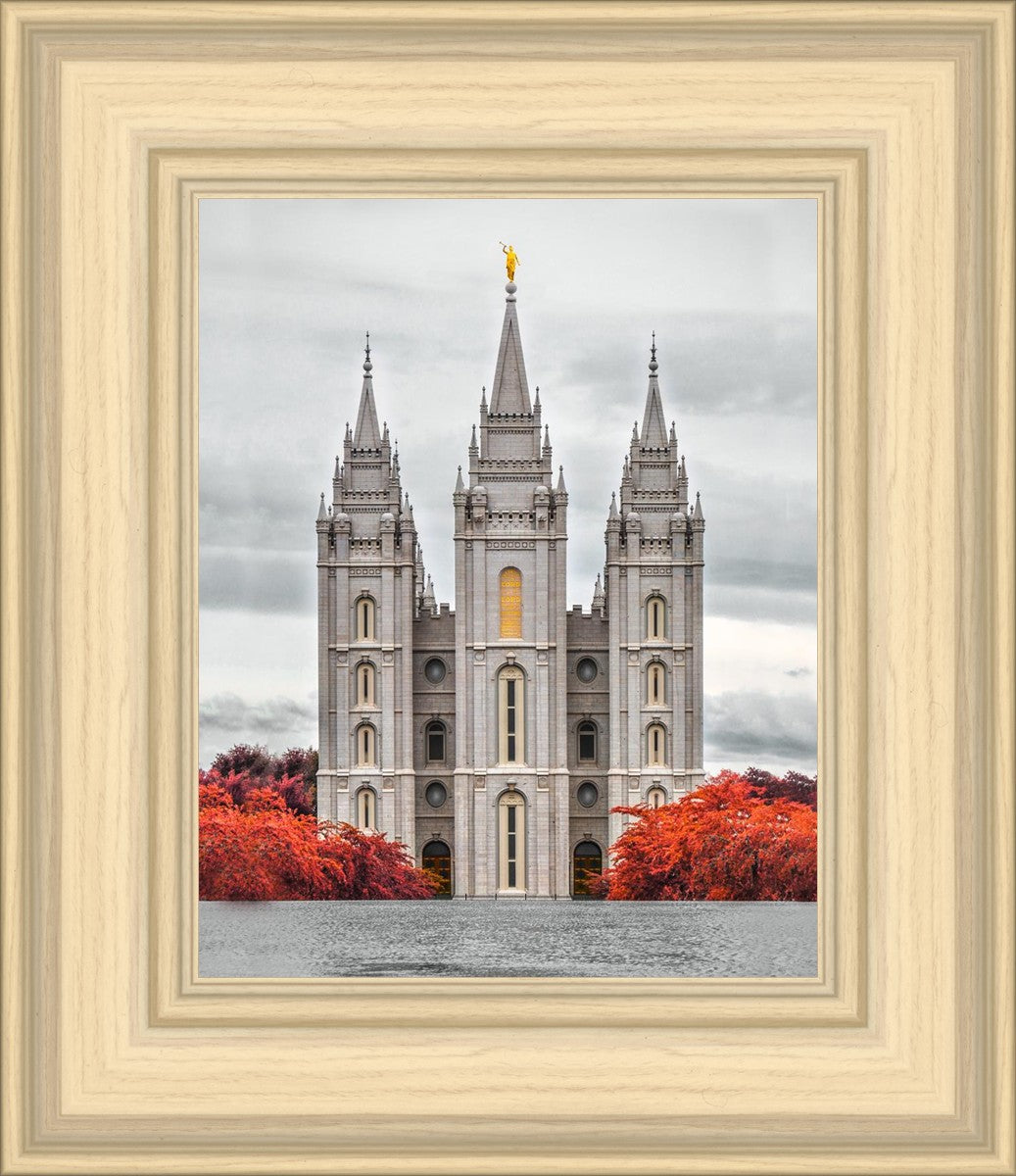Salt Lake City Temple Autumn's Glory