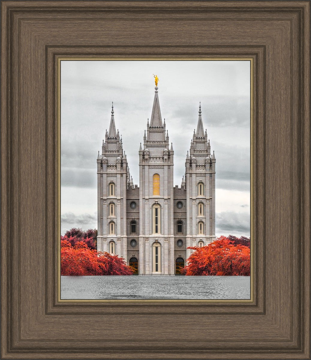 Salt Lake City Temple Autumn's Glory