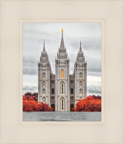 Salt Lake City Temple Autumn's Glory