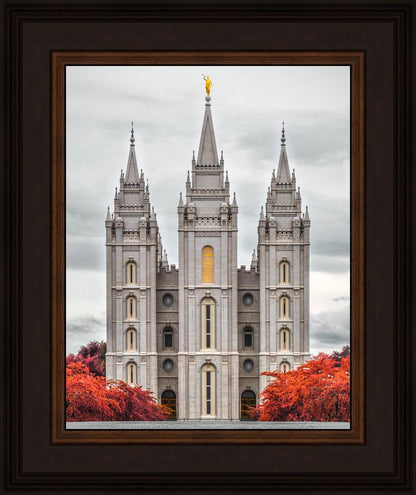 Salt Lake City Temple Autumn's Glory