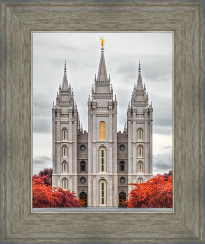 Salt Lake City Temple Autumn's Glory