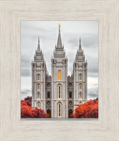 Salt Lake City Temple Autumn's Glory