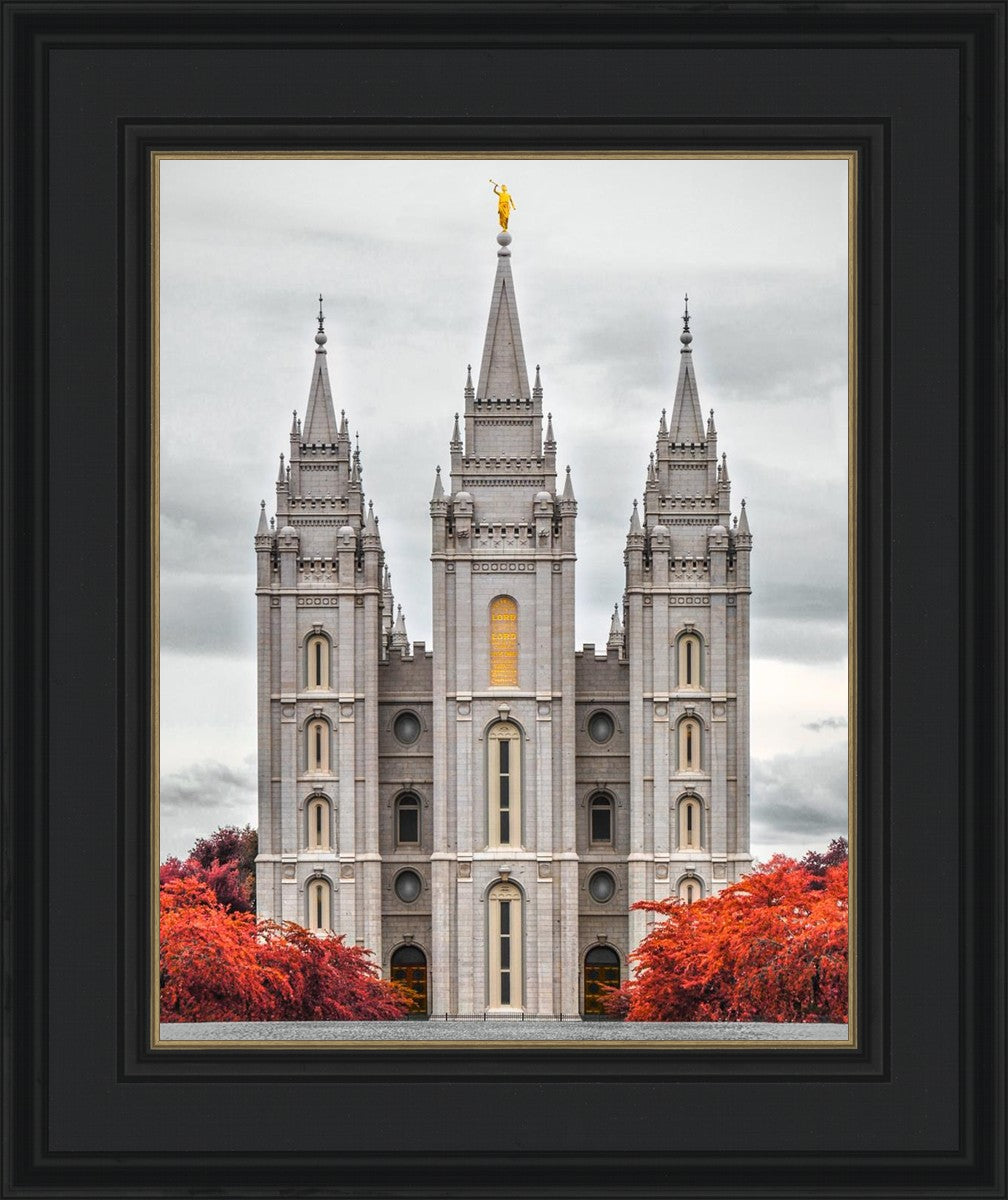 Salt Lake City Temple Autumn's Glory