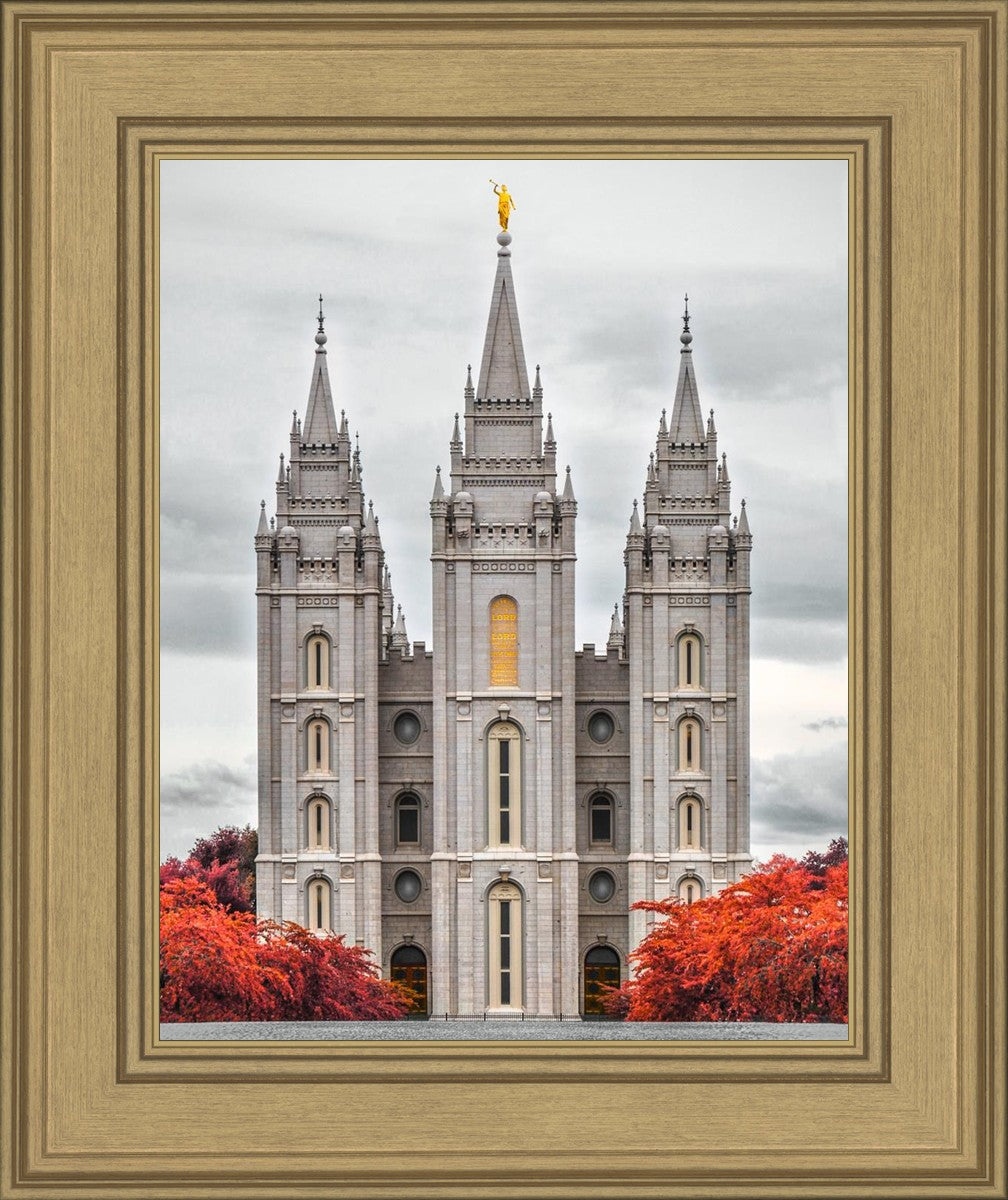 Salt Lake City Temple Autumn's Glory