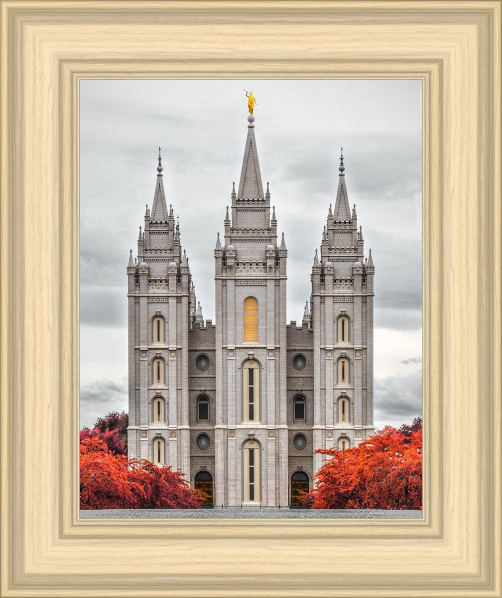 Salt Lake City Temple Autumn's Glory