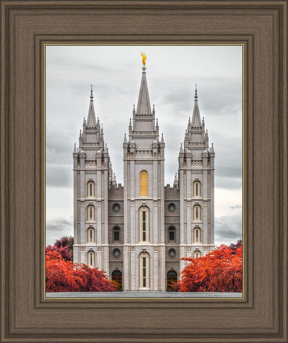 Salt Lake City Temple Autumn's Glory
