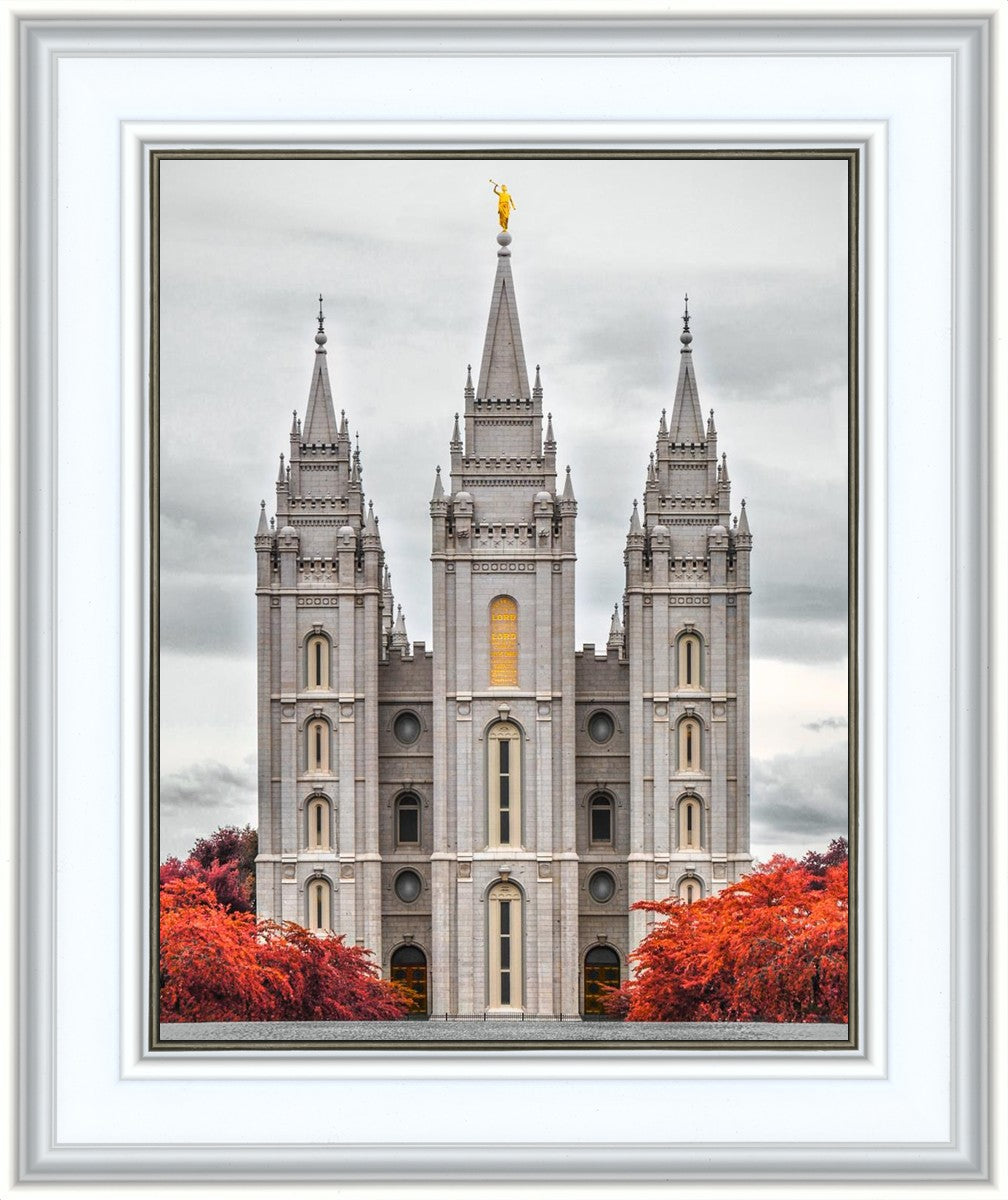 Salt Lake City Temple Autumn's Glory
