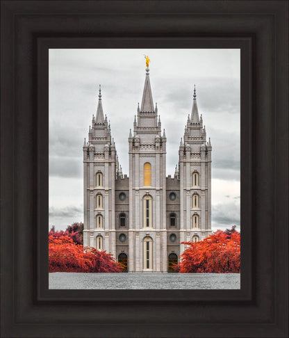Salt Lake City Temple Autumn's Glory