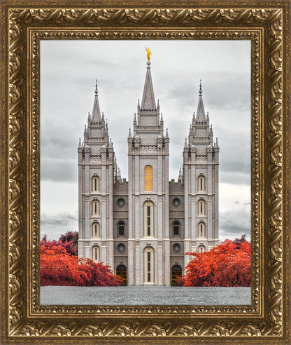 Salt Lake City Temple Autumn's Glory