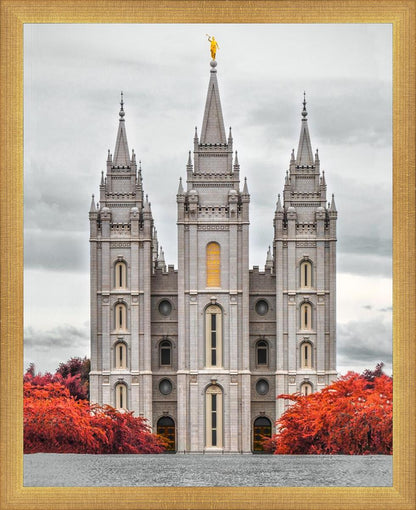 Salt Lake City Temple Autumn's Glory