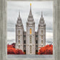 Salt Lake City Temple Autumn's Glory