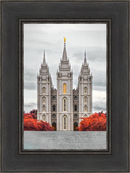 Salt Lake City Temple Autumn's Glory