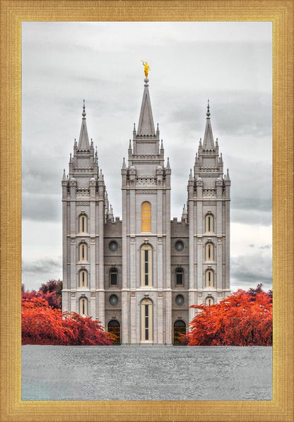 Salt Lake City Temple Autumn's Glory