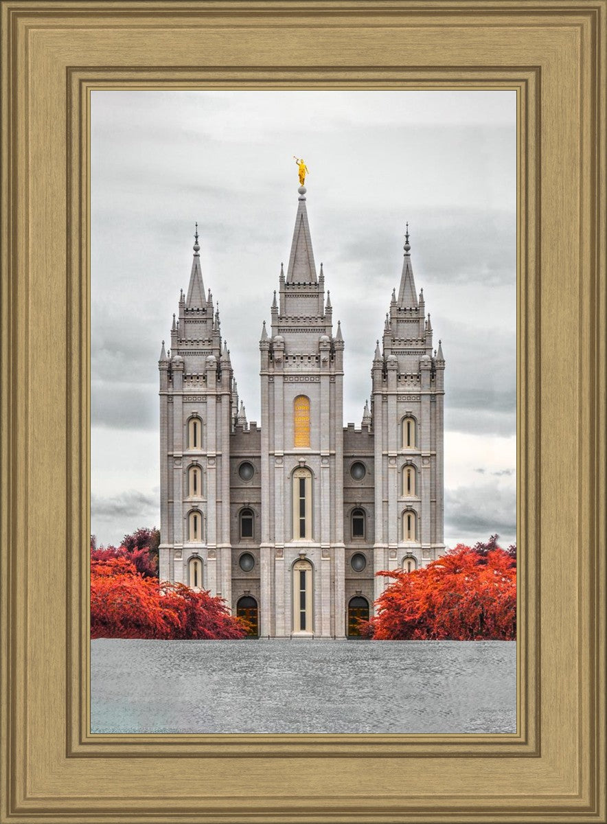 Salt Lake City Temple Autumn's Glory