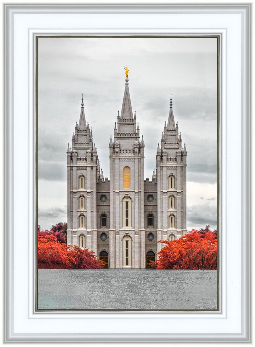 Salt Lake City Temple Autumn's Glory