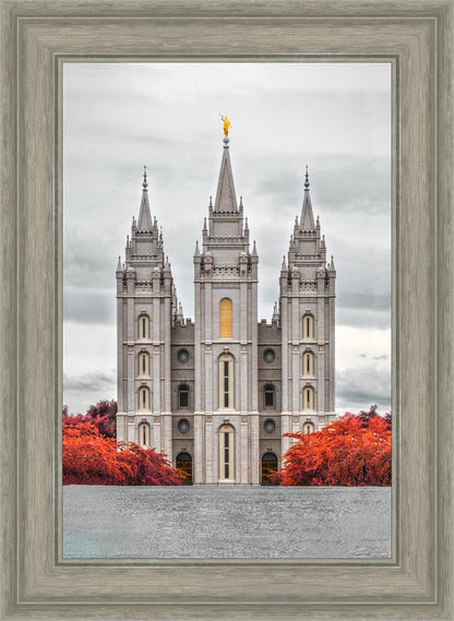 Salt Lake City Temple Autumn's Glory