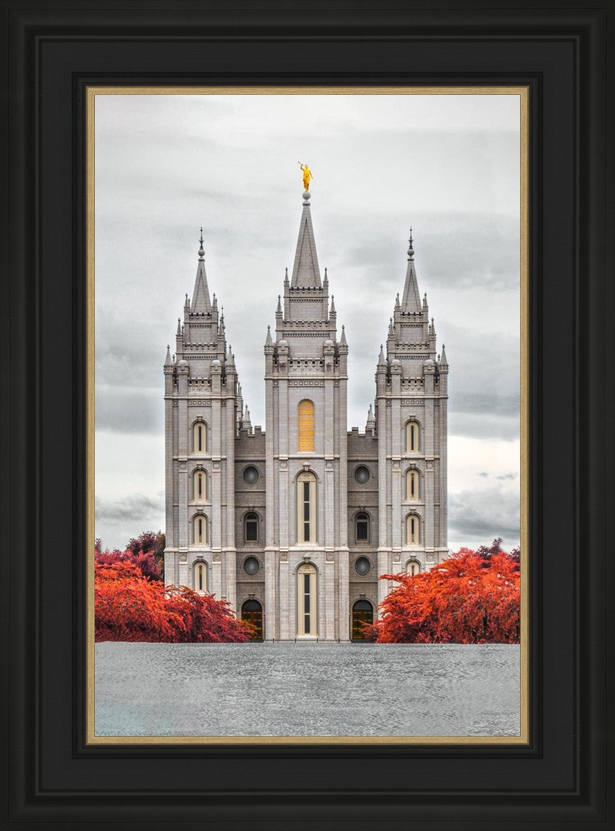 Salt Lake City Temple Autumn's Glory
