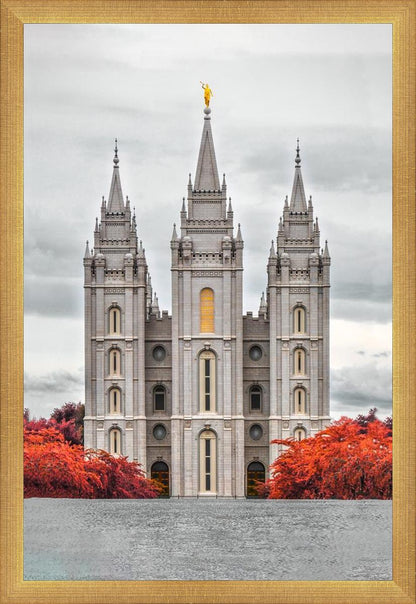 Salt Lake City Temple Autumn's Glory