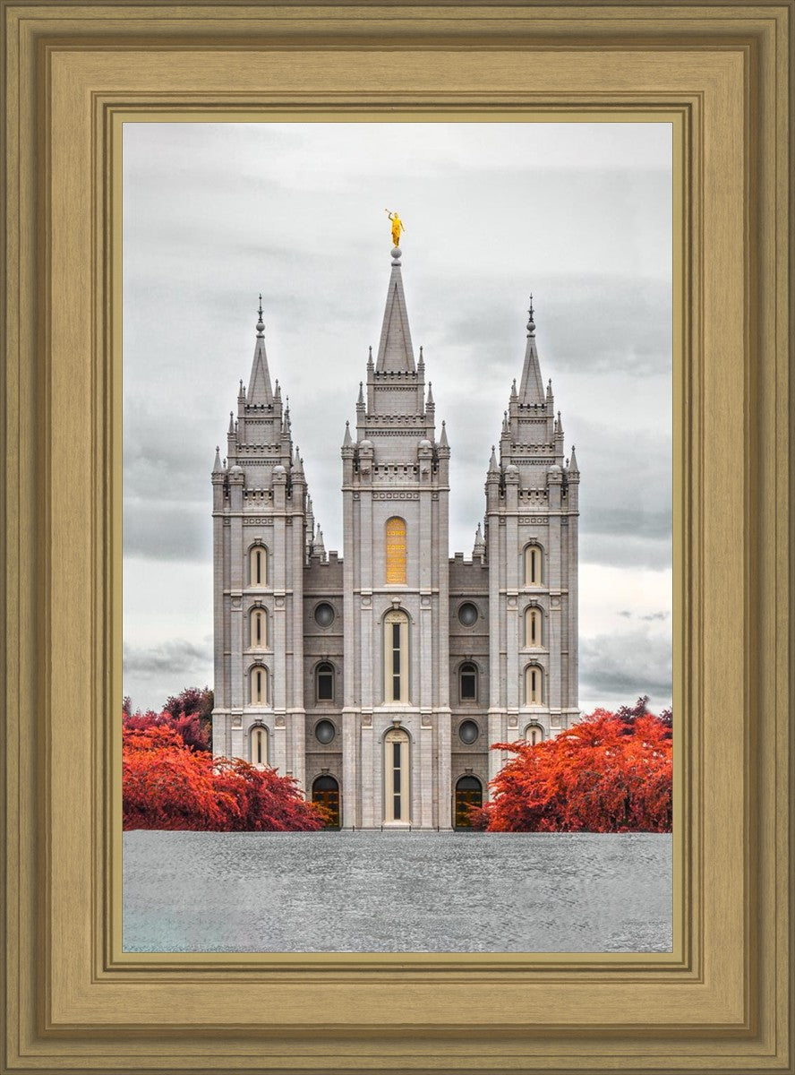 Salt Lake City Temple Autumn's Glory