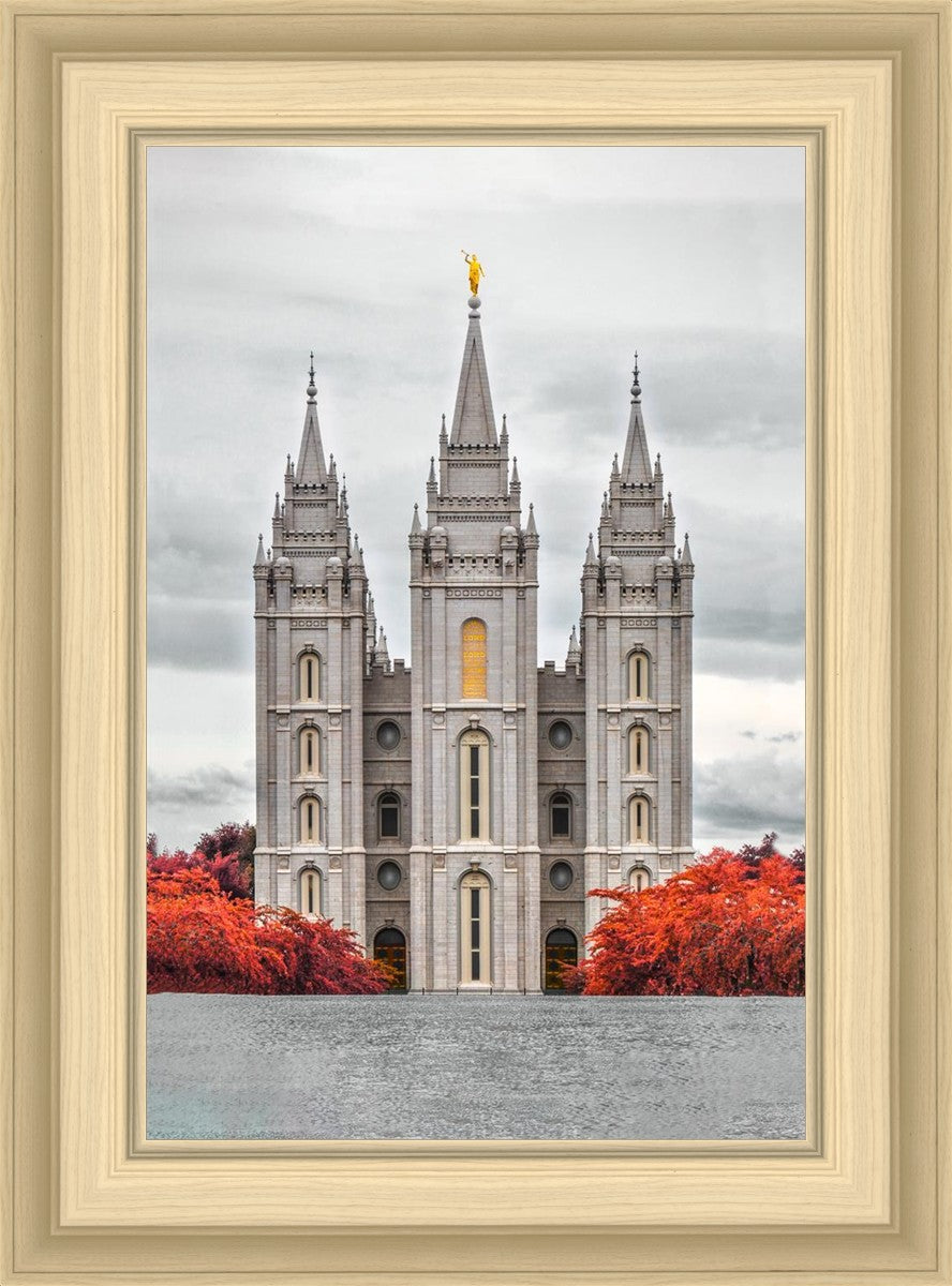 Salt Lake City Temple Autumn's Glory