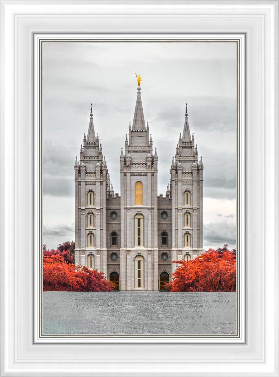 Salt Lake City Temple Autumn's Glory