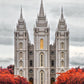 Salt Lake City Temple Autumn's Glory