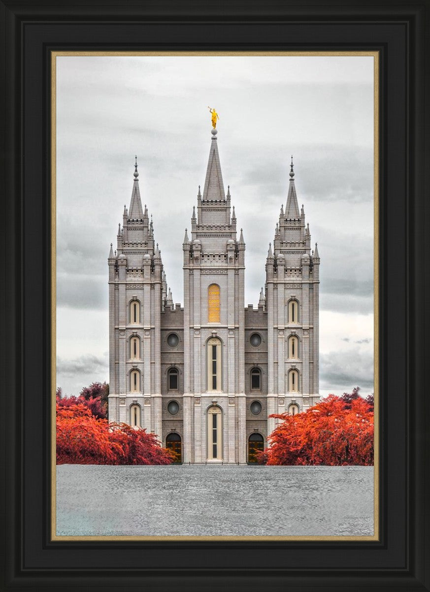 Salt Lake City Temple Autumn's Glory