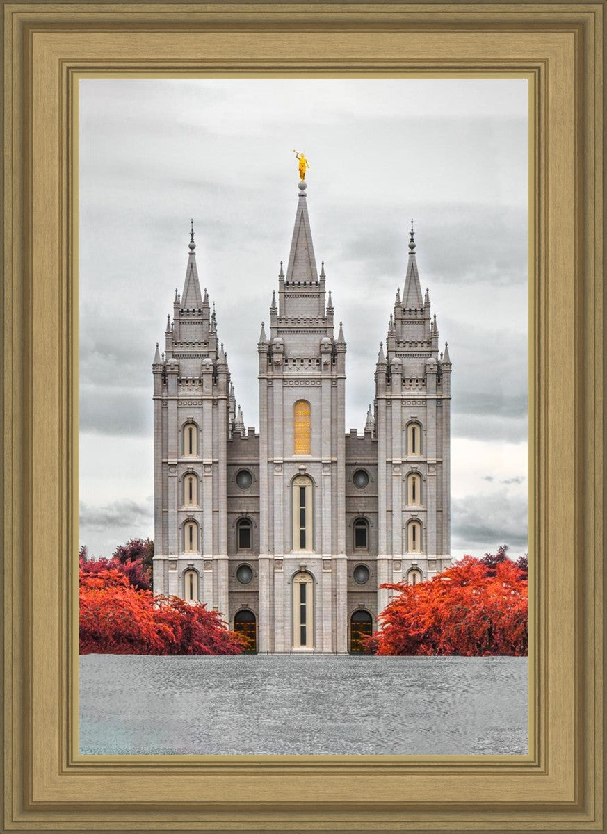 Salt Lake City Temple Autumn's Glory