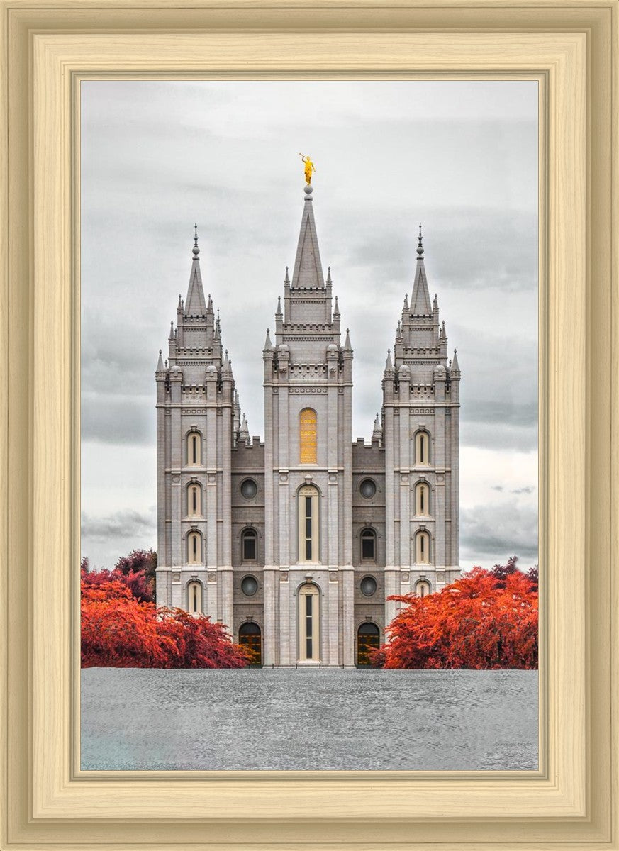 Salt Lake City Temple Autumn's Glory