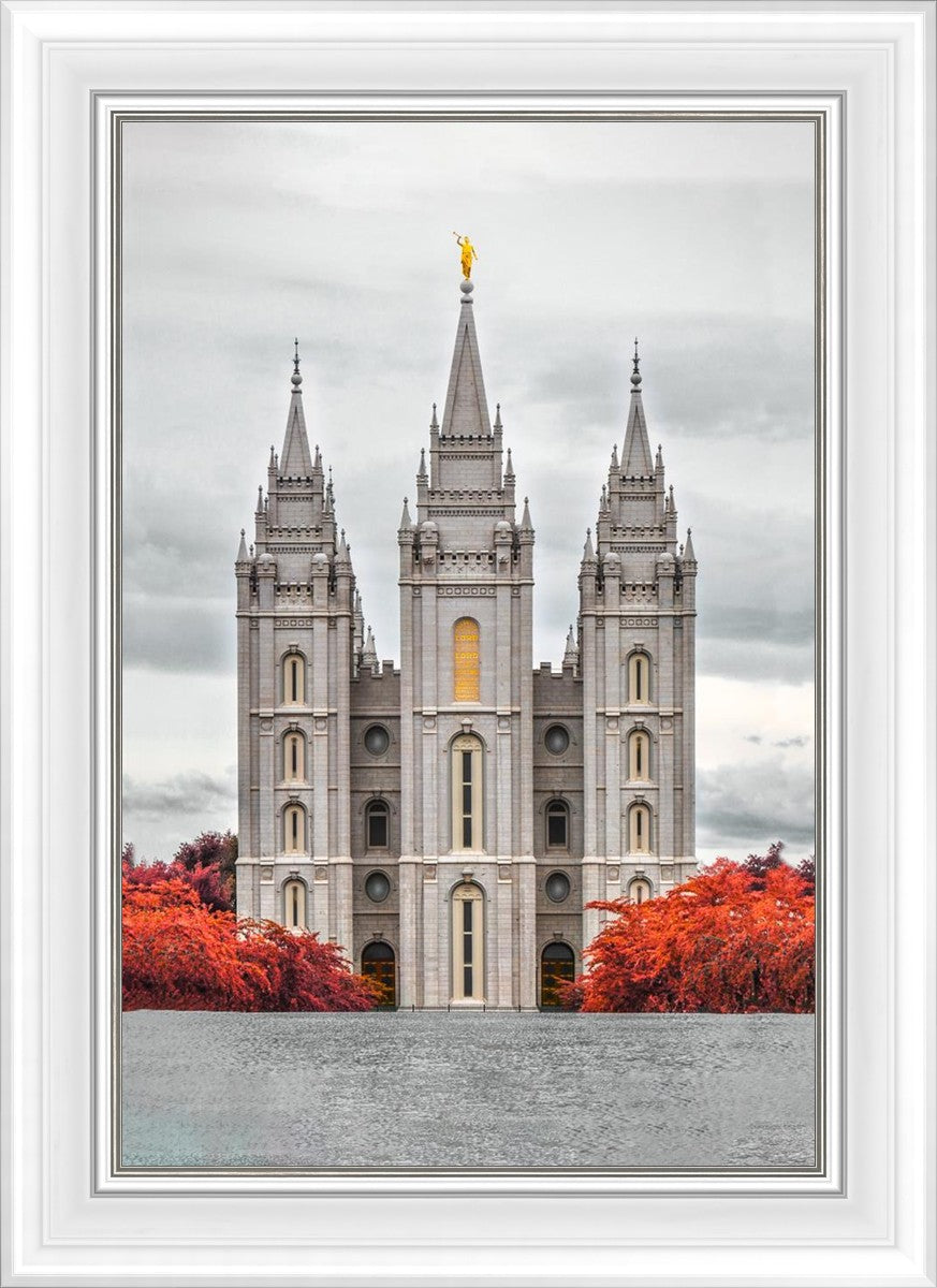 Salt Lake City Temple Autumn's Glory