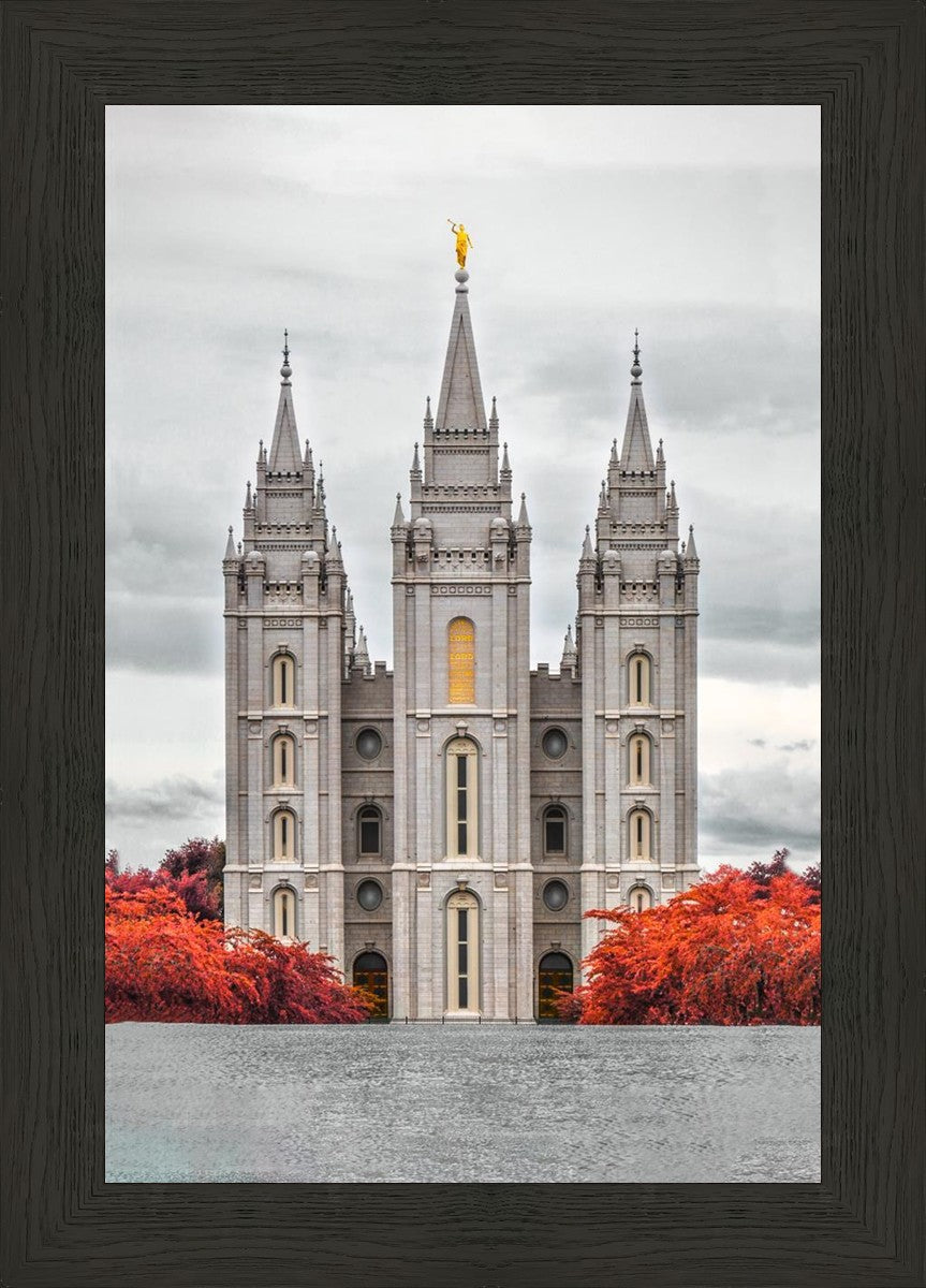 Salt Lake City Temple Autumn's Glory