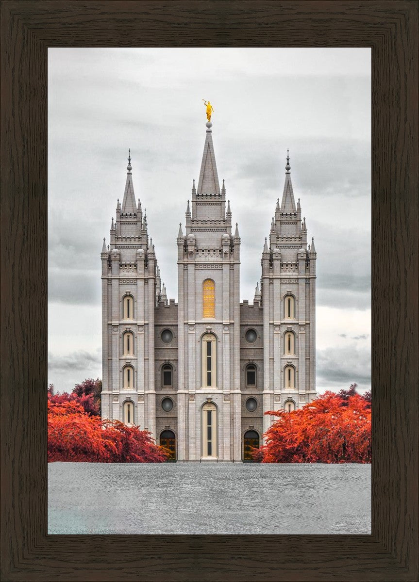 Salt Lake City Temple Autumn's Glory