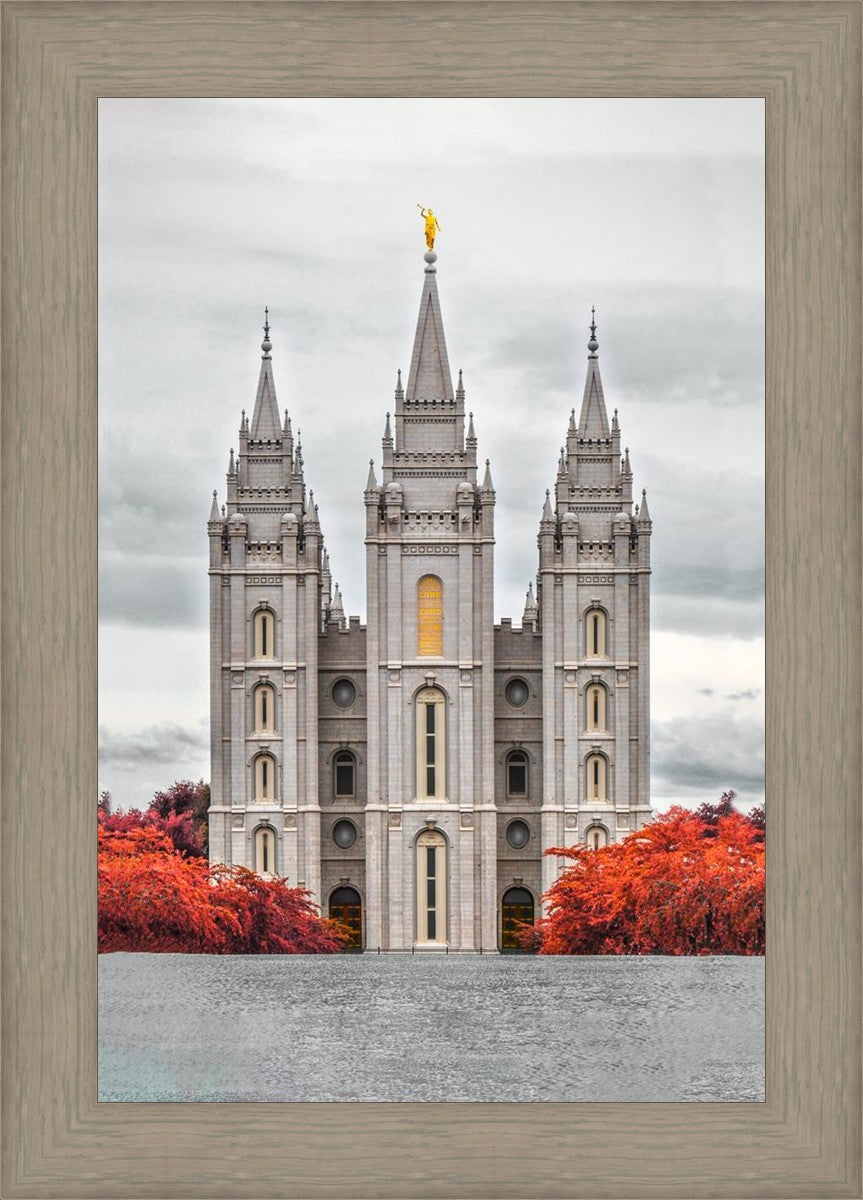 Salt Lake City Temple Autumn's Glory