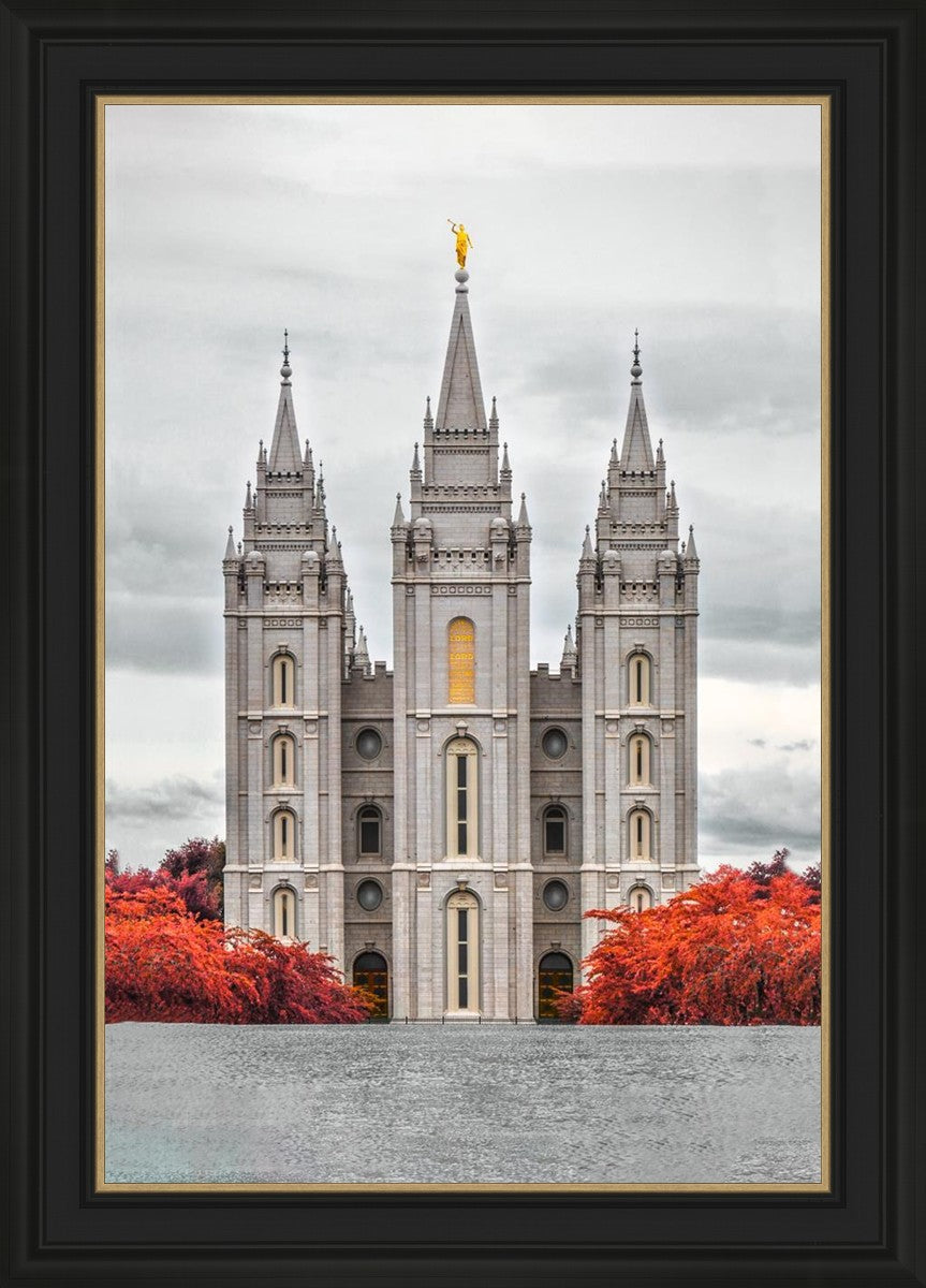 Salt Lake City Temple Autumn's Glory