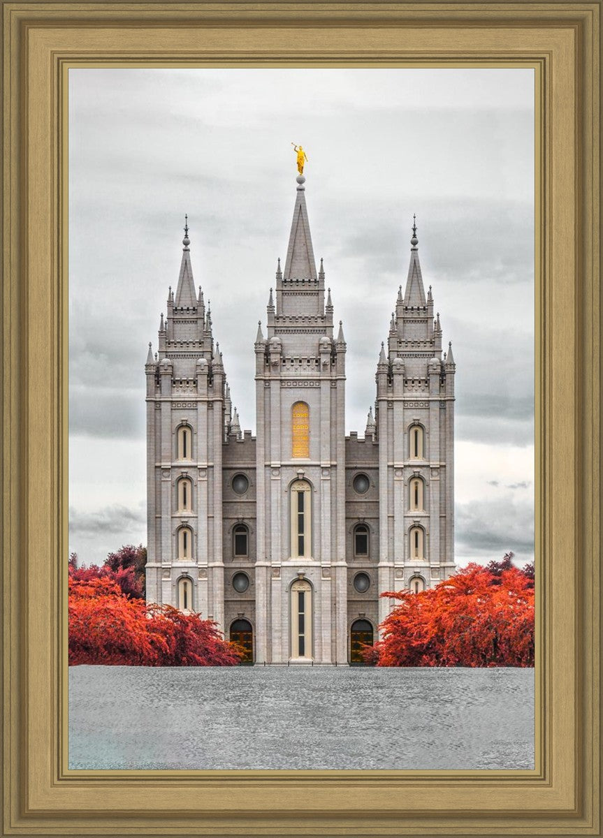 Salt Lake City Temple Autumn's Glory