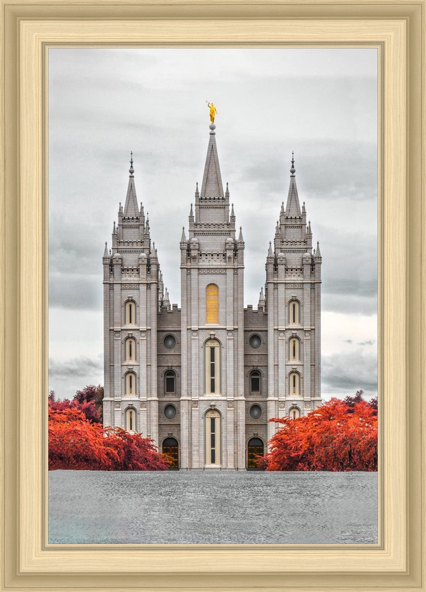 Salt Lake City Temple Autumn's Glory