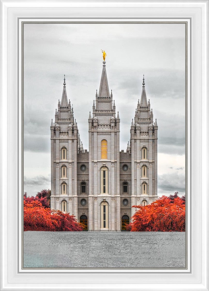Salt Lake City Temple Autumn's Glory