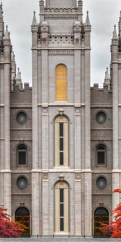 Salt Lake City Temple Autumn's Glory Gallery Wrap