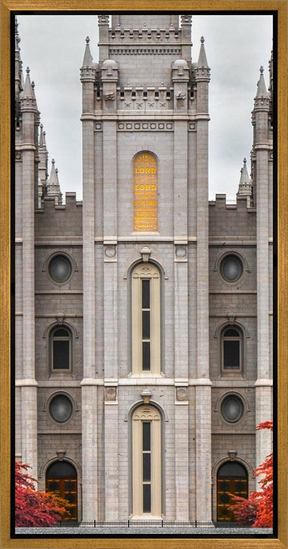 Salt Lake City Temple Autumn's Glory Gallery Wrap