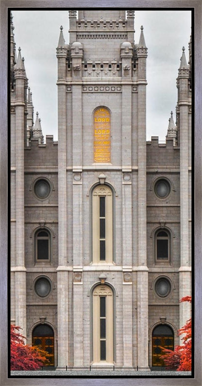 Salt Lake City Temple Autumn's Glory Gallery Wrap