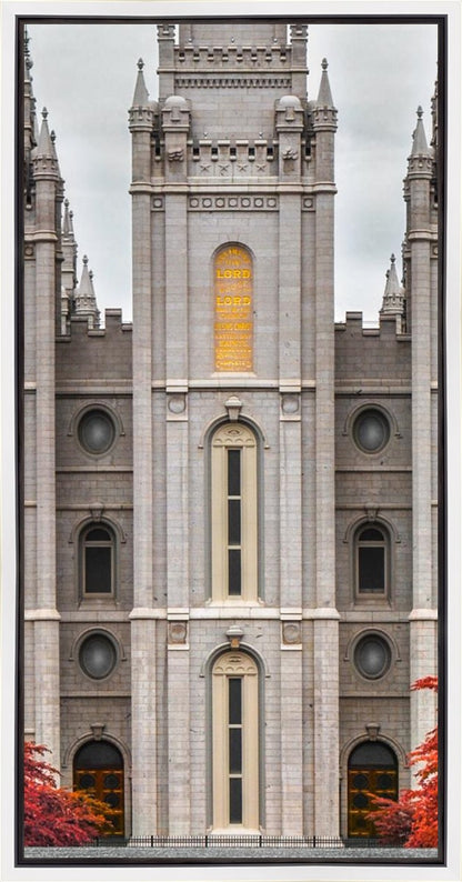 Salt Lake City Temple Autumn's Glory Gallery Wrap