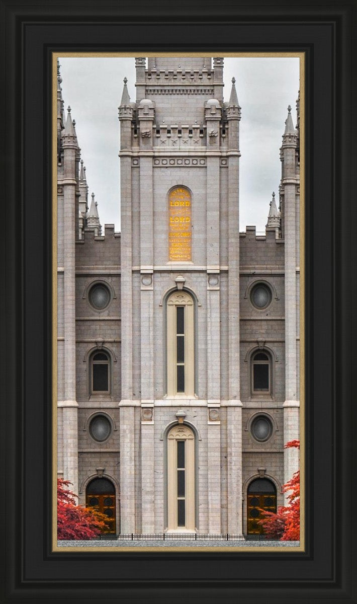Salt Lake City Temple Autumn's Glory