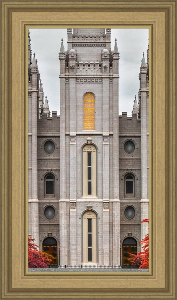 Salt Lake City Temple Autumn's Glory
