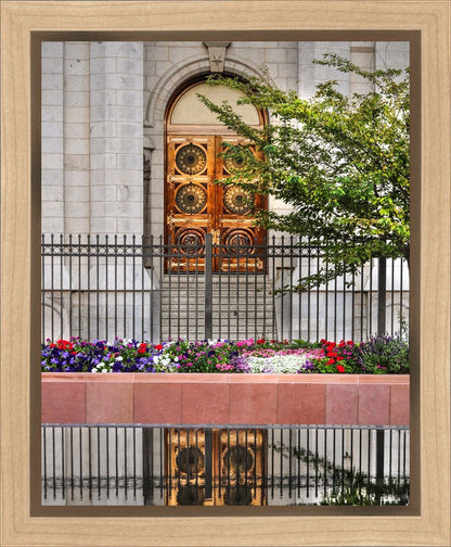 Salt Lake City Temple Doors Eternal Gallery Wrap