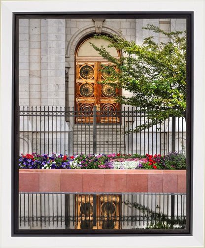 Salt Lake City Temple Doors Eternal Gallery Wrap
