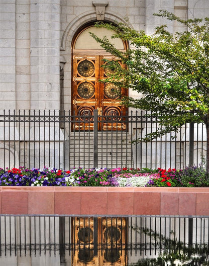 Salt Lake City Temple Doors Eternal Gallery Wrap