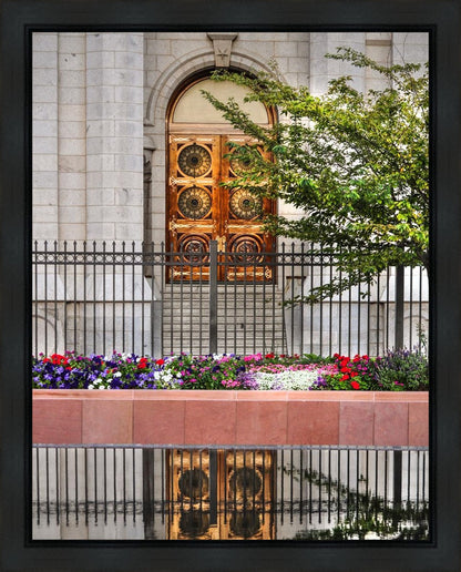 Salt Lake City Temple Doors Eternal Gallery Wrap