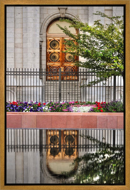 Salt Lake City Temple Doors Eternal Gallery Wrap