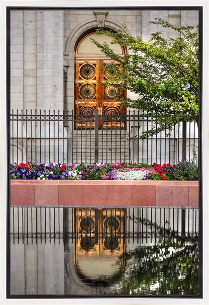 Salt Lake City Temple Doors Eternal Gallery Wrap