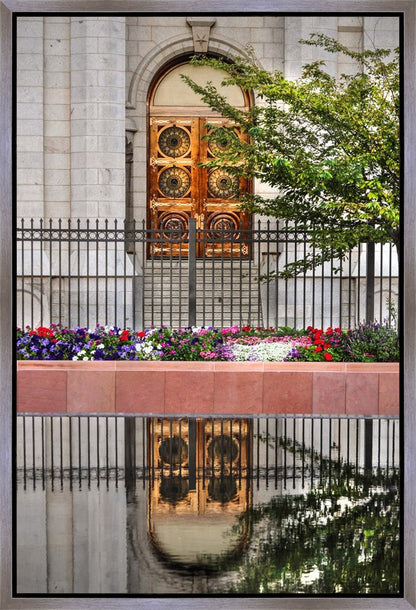 Salt Lake City Temple Doors Eternal Gallery Wrap